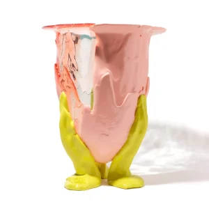 Amazonia Vase - Aqua, Light Ruby, Salmon, Fluo Yellow