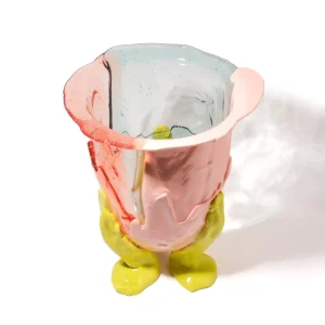 Amazonia Vase - Aqua, Light Ruby, Salmon, Fluo Yellow