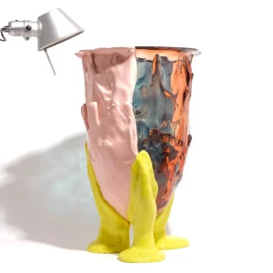 Amazonia Vase - Aqua, Light Ruby, Salmon, Fluo Yellow