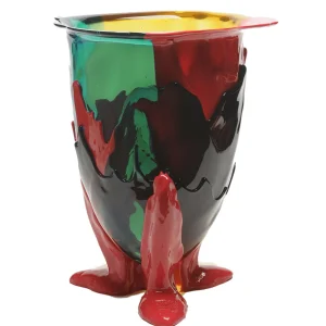 Amazonia Vase - Emerald, Amber, Fuchsia
