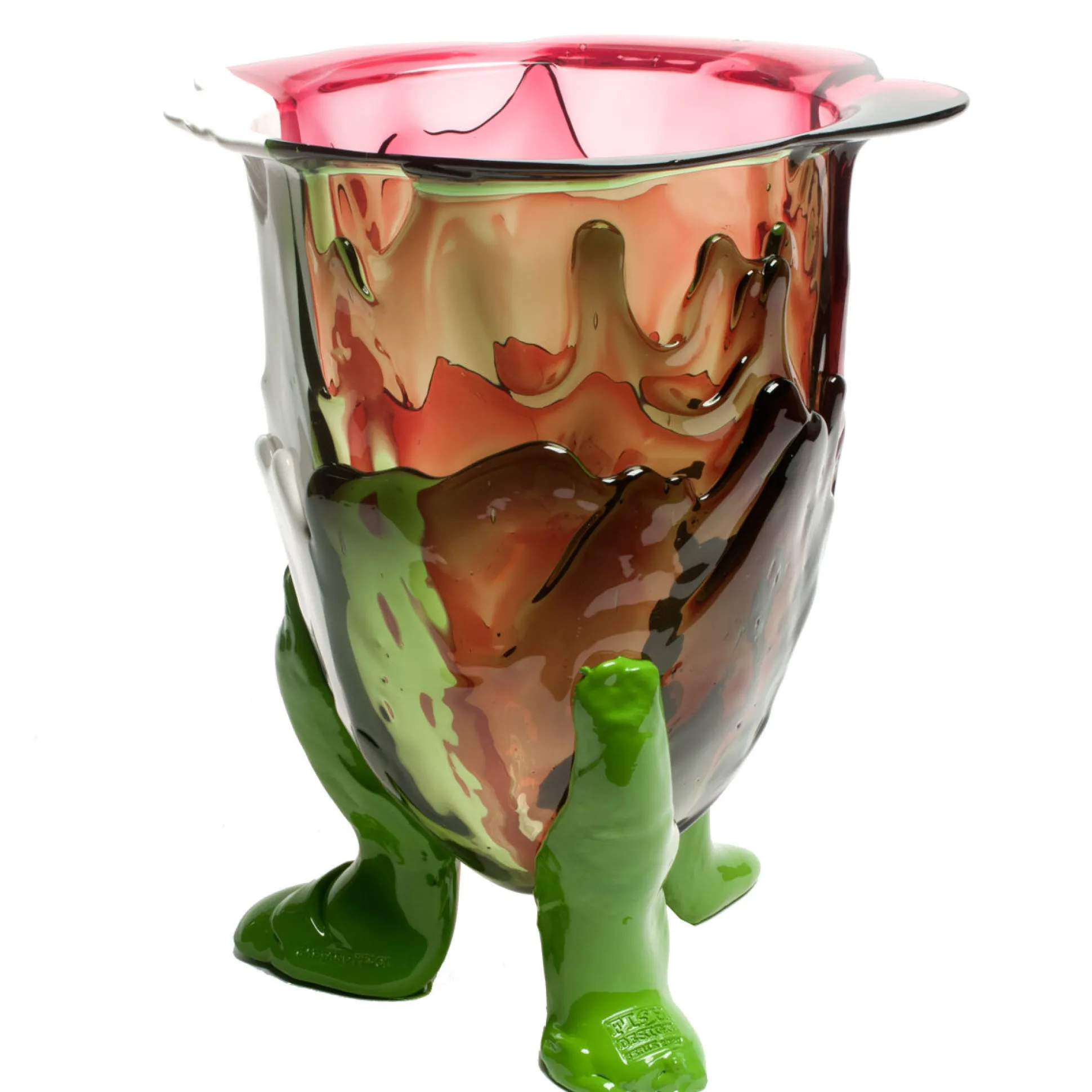 amazonia_vase__green_fuch_0.webp Amazonia Vase - Green, Fuchsia, White, Lime