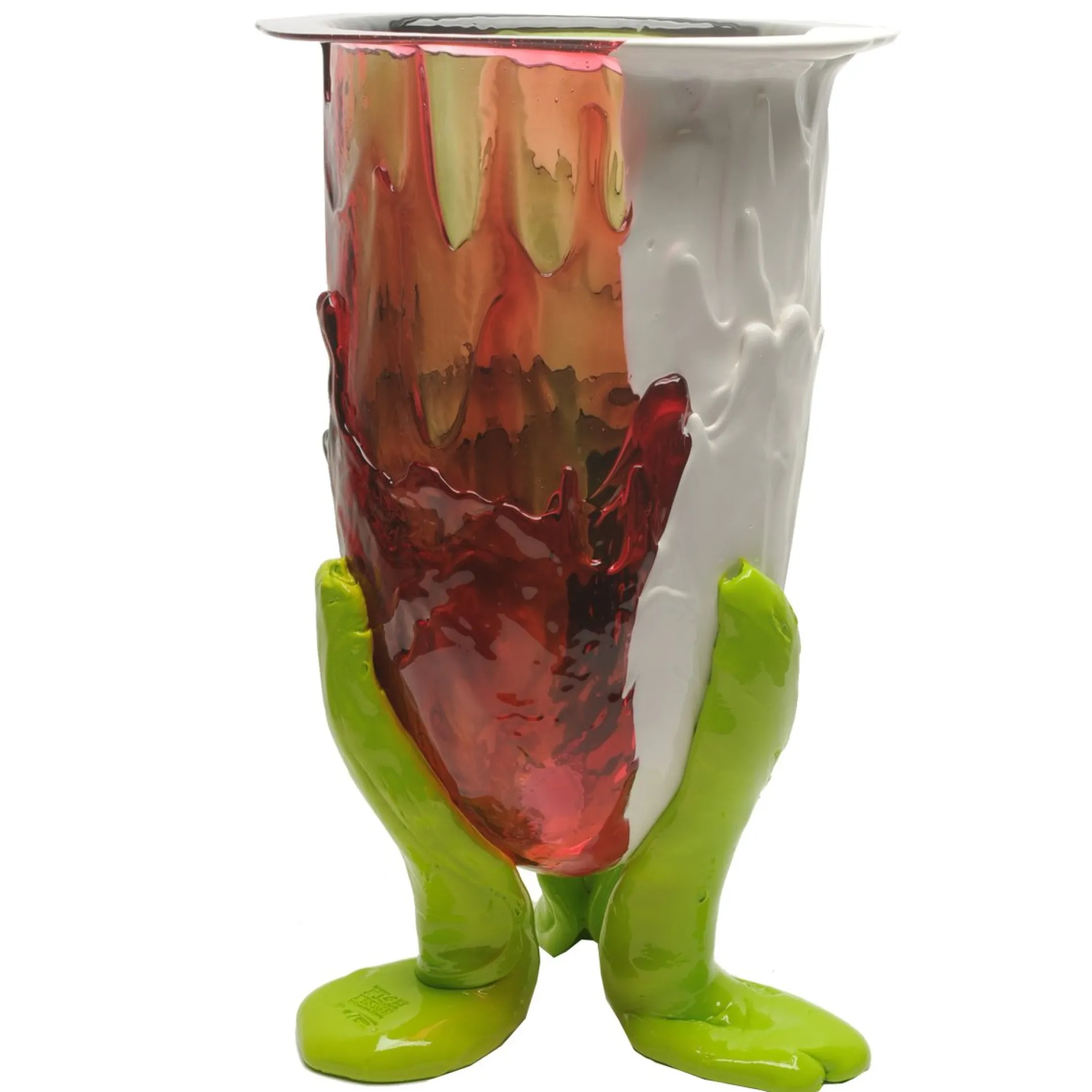 amazonia_vase__green_fuch_3.webp Amazonia Vase - Green, Fuchsia, White, Lime