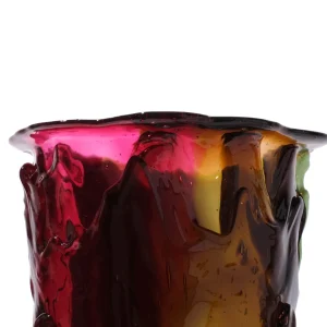 Amazonia Vase - Mint, Brown, Fuchsia, Pink