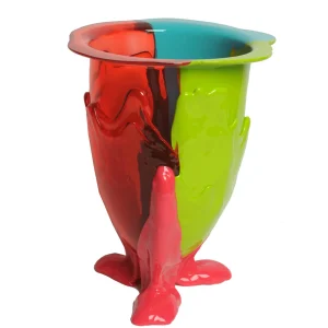 Amazonia Vase - Orange, Lime, Turquoise, Fuchsia