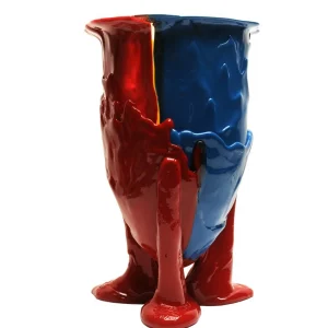 Amazonia Vase - Red, Cobalt Blue, Yellow