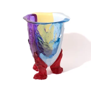 Amazonia Vase Extra Colour - Light Blue, Purple, Pastel Blue, Pastel Yellow, Clear Red