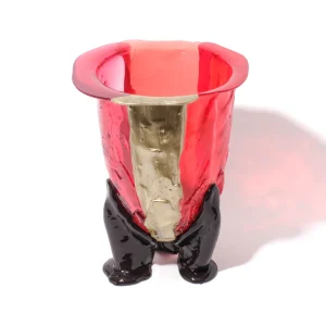 Amazonia Vase Extra Colour - Dark Salmon, Pink, Bronze, Red, Aubergine