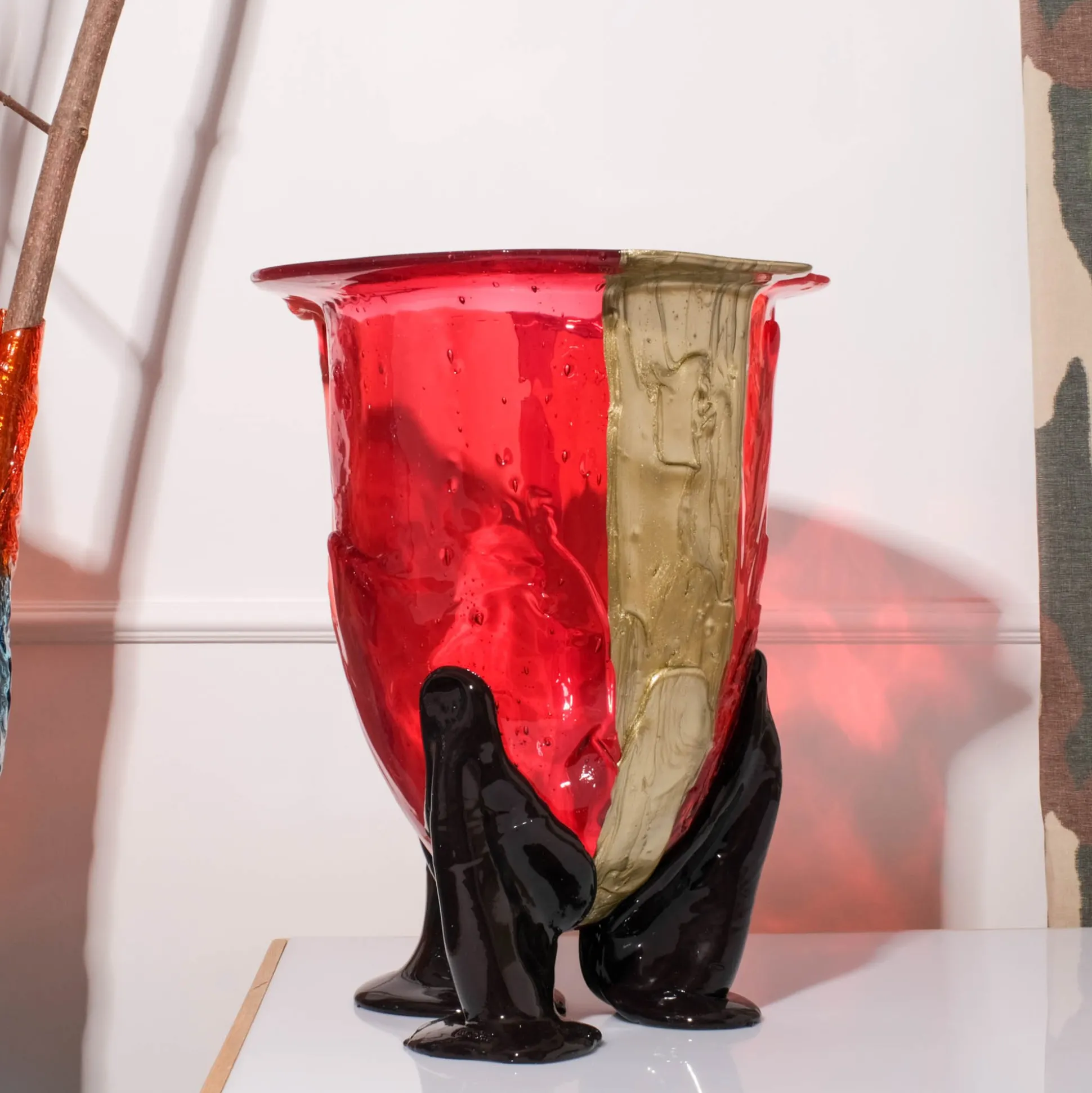 amazonia_vase_extra_colou_10.webp Amazonia Vase Extra Colour - Dark Salmon, Pink, Bronze, Red, Aubergine