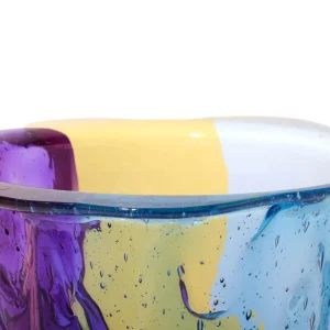 Amazonia Vase Extra Colour - Light Blue, Purple, Pastel Blue, Pastel Yellow, Clear Red