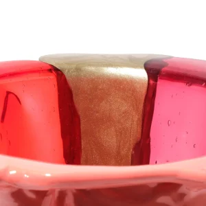 Amazonia Vase Extra Colour - Dark Salmon, Pink, Bronze, Red, Aubergine