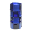 Bamboo Vase - Blue, Matt Blue