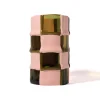 Bamboo Vase - Clear Bottle Green, Matt Salmon
