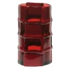 Bamboo Vase - Clear Fuchsia, Matt Cherry