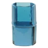 Bamboo Vase - Clear Light Blue, Matt Blue