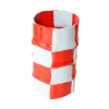Bamboo Vase - Matt Pastel Blue And Matt Coral