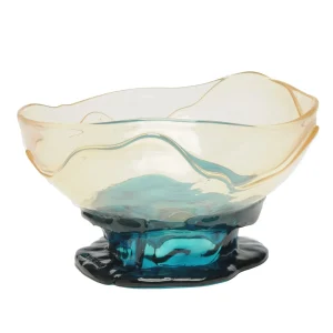 Big Collina Vase - Clear, Emerald Green