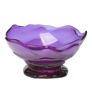 Big Collina Vase - Clear Purple
