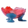 Big Collina Vase Extra Colour - Clear Antique Pink, Clear Red And Matt Ocean
