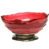Big Collina Vase Extra Colour - Clear Fuchsia, Matt Cherry And Bronze