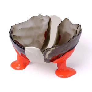 Big Collina Vase Extra Colour - Clear Fumè, Ivory, Pastel Orange