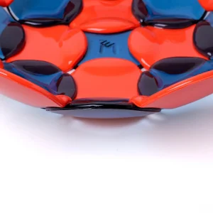 Circle Basket - Clear Light Blue, Matt Pastel Orange