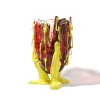 Clear Special Vase Extra Colour - Clear Red, Clear Fumè, Clear Light Ruby And Matt Fluo Yellow