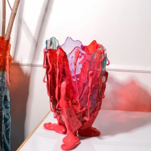 Clear Special Vase Extra Colour - Aqua, Red, Lilac, Matt Sorbet
