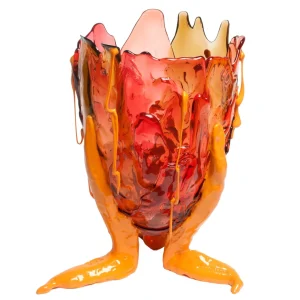 Clear Special Vase Extra Colour - Clear Brown, Clear Fuchsia, Clear Pink And Matt Warm Yellow