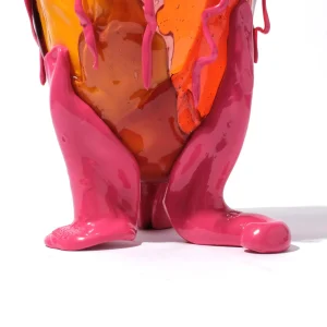 Clear Special Vase Extra Colour - Matt Warm Yellow, Dark Ruby, Clear Pink, Matt Fuchsia