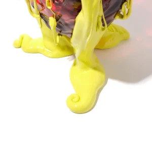 Clear Special Vase Extra Colour - Clear Red, Clear Fumè, Clear Light Ruby And Matt Fluo Yellow