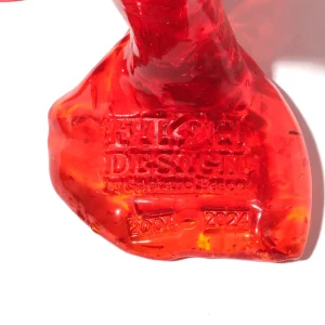 Clear Special Vase Extra Colour - Blue, Amber, Red, Orange