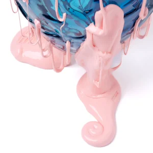 Clear Special Vase Extra Colour - Clear Emerald, Light Ruby, Matt Salmon