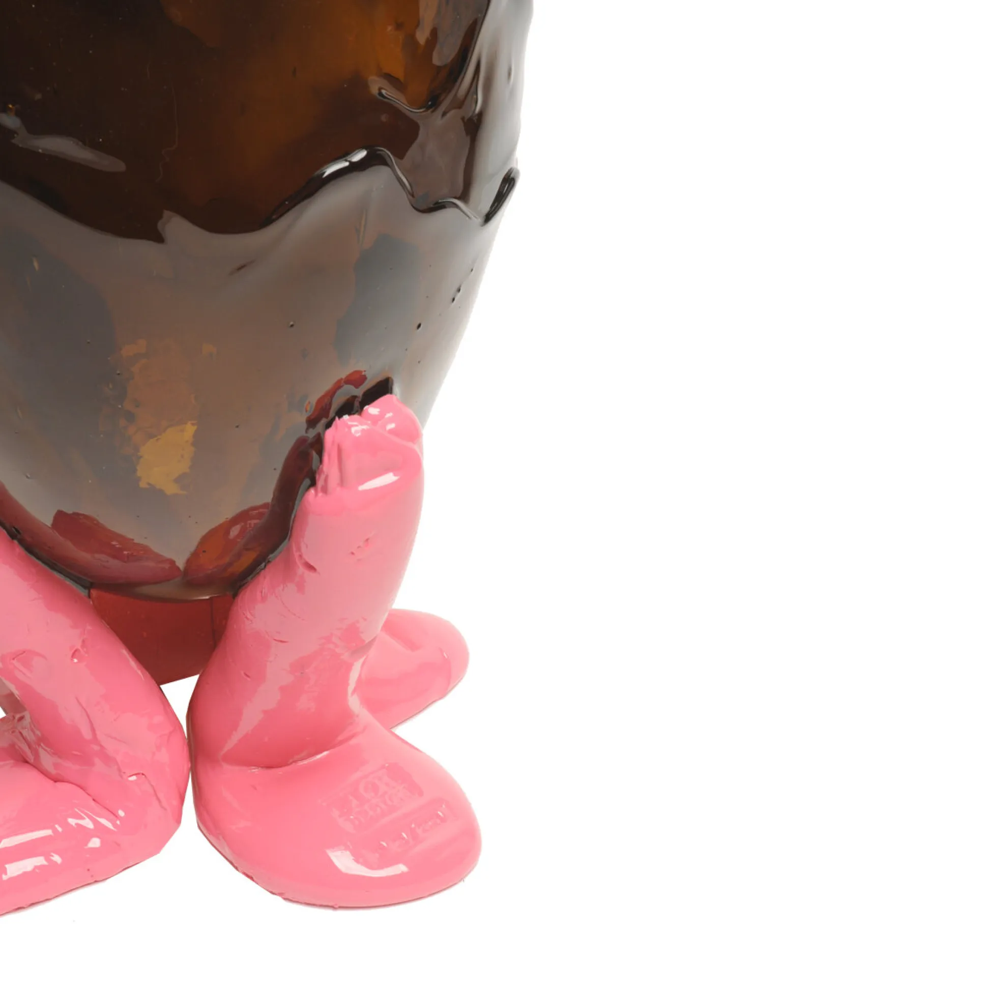 clear_vase__clear_brown_a_9.webp Clear Vase - Clear Brown And Matt Fuchsia