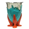 Clear Vase Extra Colour - Clear Aqua, Matt Turquoise, Orange