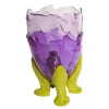 Clear Vase Extra Colour - Clear Lilac, Clear Purple And Matt Dust Green