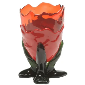 Clear Vase Extra Colour - Dark Ruby, Matt Red, Bottle Green