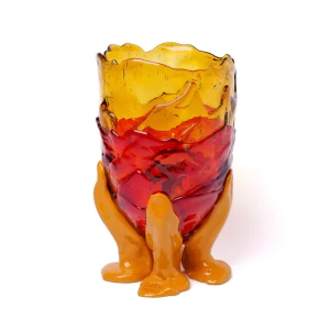 Clear Vase Extra Colour - Clear Amber, Fuchsia, Matt Ochre