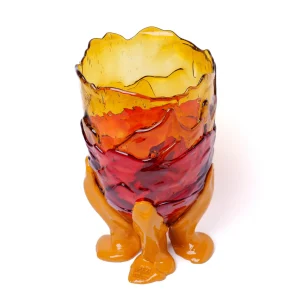 Clear Vase Extra Colour - Clear Amber, Fuchsia, Matt Ochre