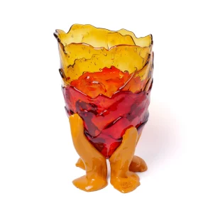 Clear Vase Extra Colour - Clear Amber, Fuchsia, Matt Ochre