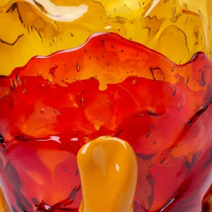Clear Vase Extra Colour - Clear Amber, Fuchsia, Matt Ochre