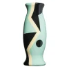 DIDEROT-SEOUL 2/3 Vase - Light Blue, White And Black