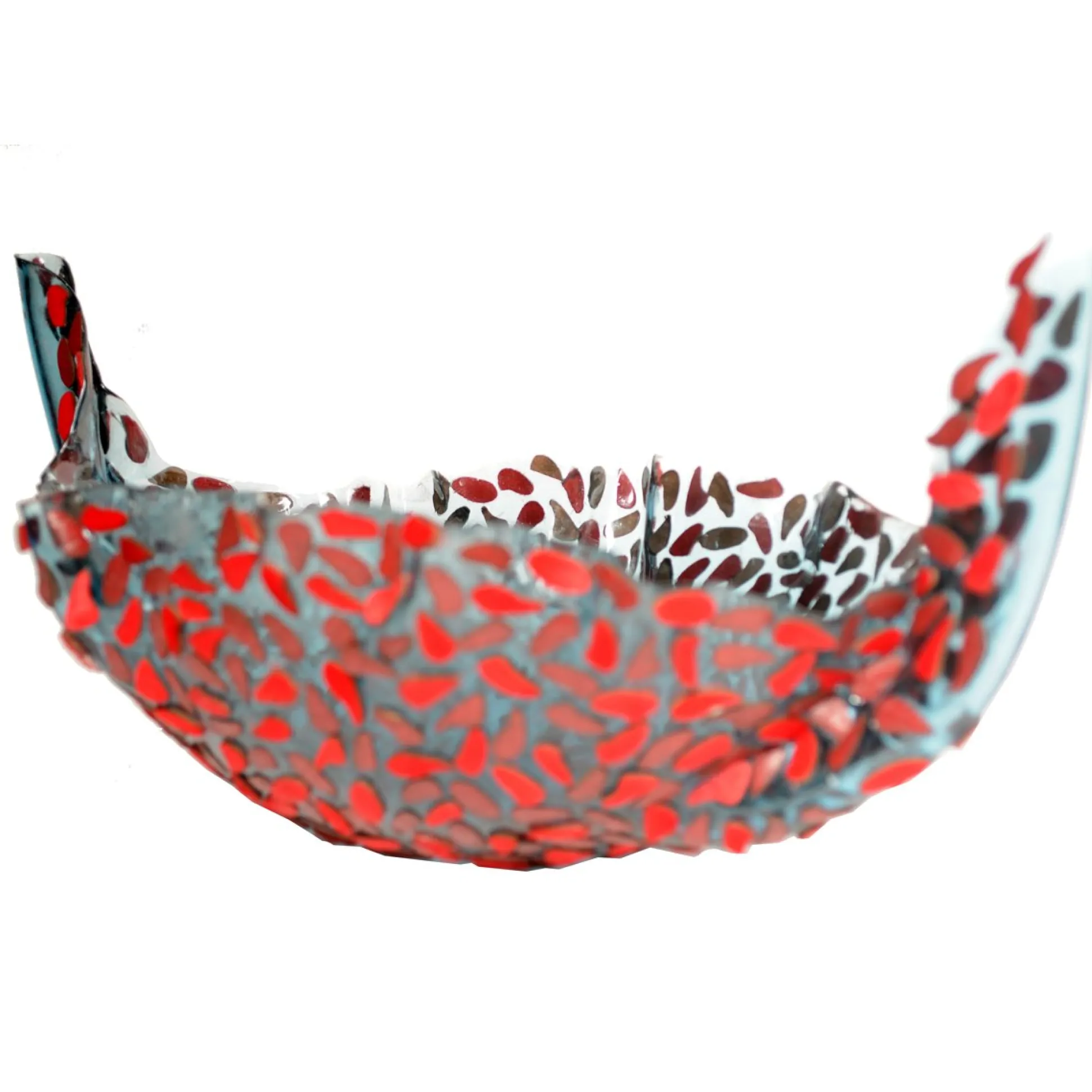 flora_fruit_bowl__clear_a_2.webp Flora Fruit Bowl - Clear Aqua Blue, Red Leather