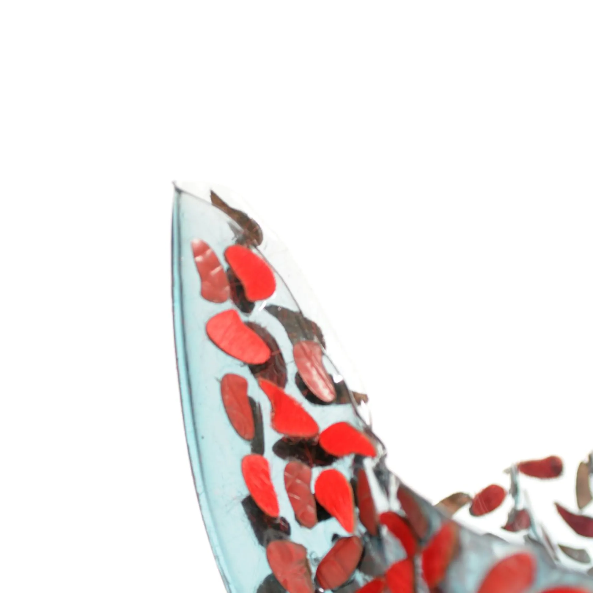 flora_fruit_bowl__clear_a_4.webp Flora Fruit Bowl - Clear Aqua Blue, Red Leather