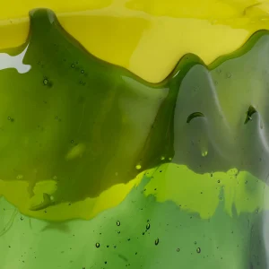 Flower Vase - Fluo Yellow, Clear Bottle Green, Fuchsia