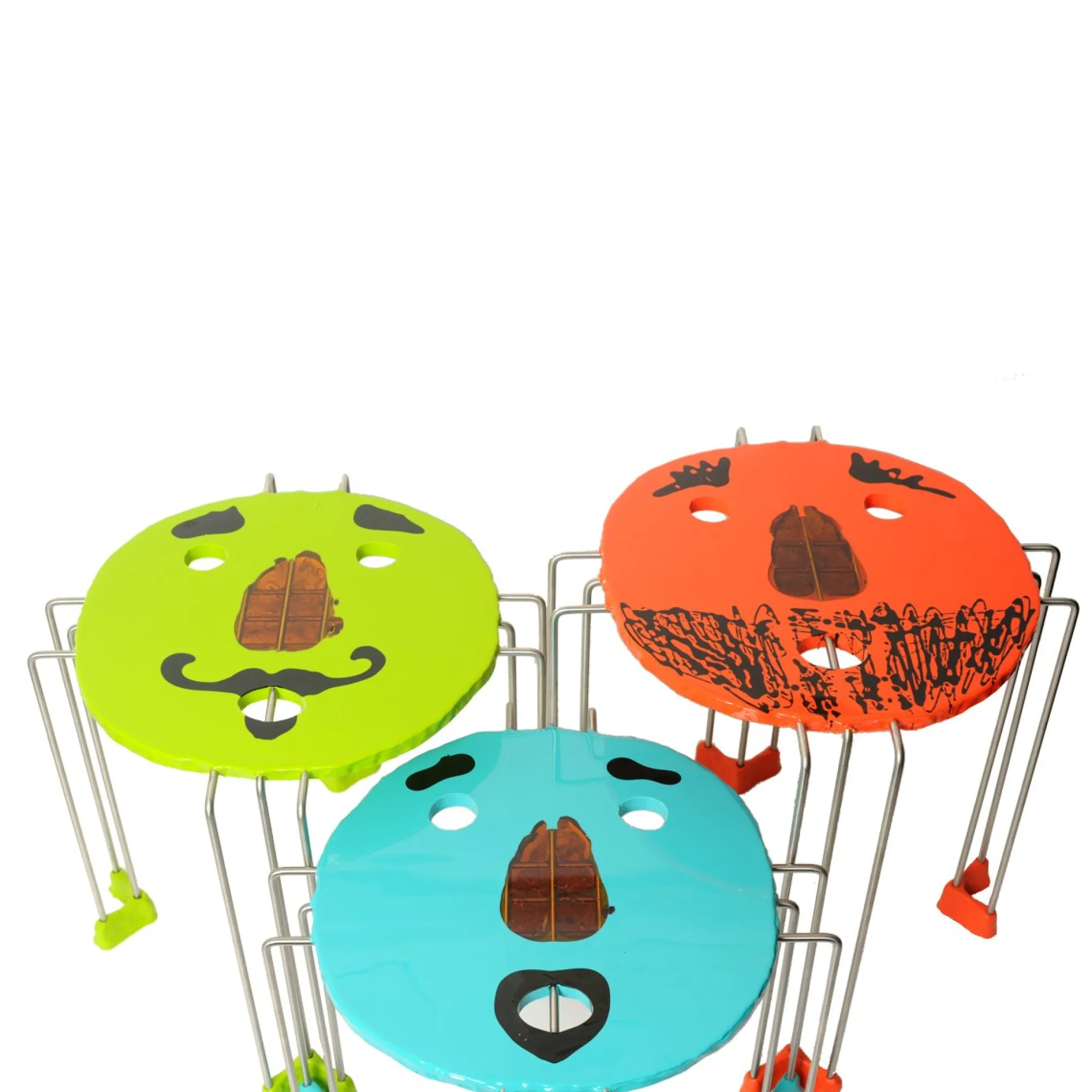 fluo_set_of__triple_play__2.webp FLUO Set of 3 Triple Play Coffee Table - Orange, Lime And Turquoise