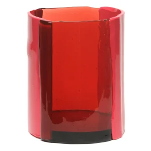 Four Lines Vase - Clear Fuchsia, Matt Fuchsia