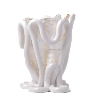 Indian Summer Vase - Clear, Matt White