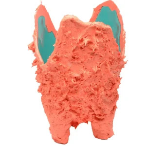 Lava Vase - Matt Ocean And Matt Dark Salmon