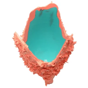 Lava Vase - Matt Ocean And Matt Dark Salmon