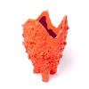 Lava Vase - Matt Pastel Orange, Cherry